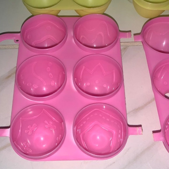 Jell-O Easter Egg Jello Jiggler Mold Set Bundle of 2 Hard Plastic Vintage 90’s - Picture 6 of 12